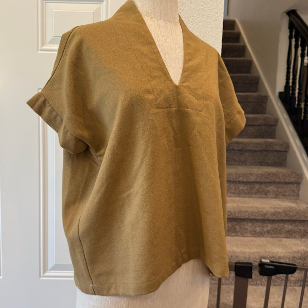 Brooke Wright Wool Popover Blouse - image 6